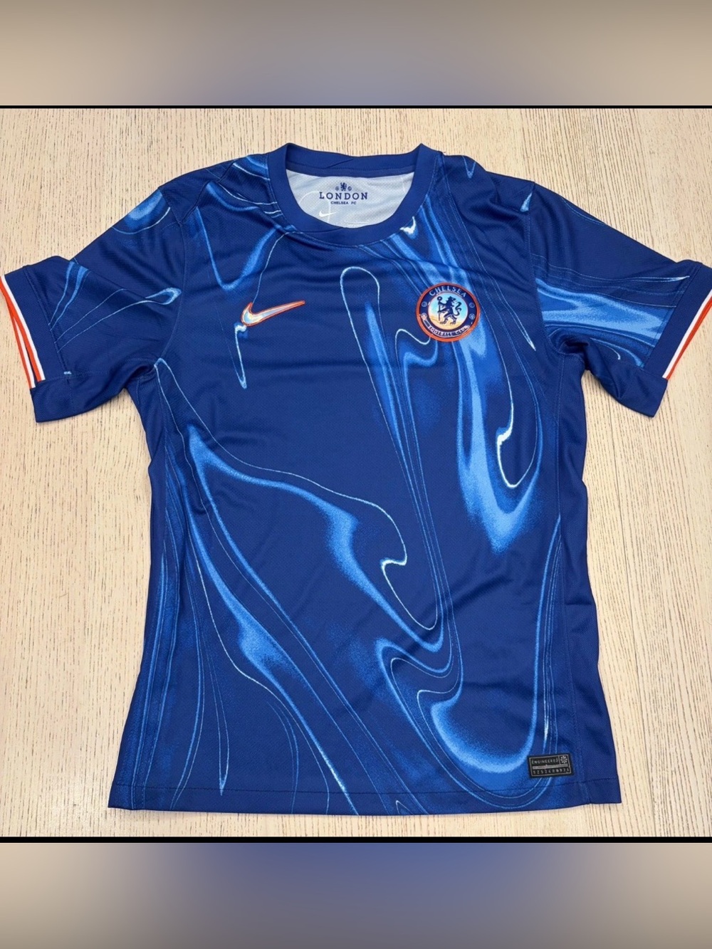 Nike 2024-25 London Chelsea FC Home Jersey Size Medium Authentic Soccer Blue